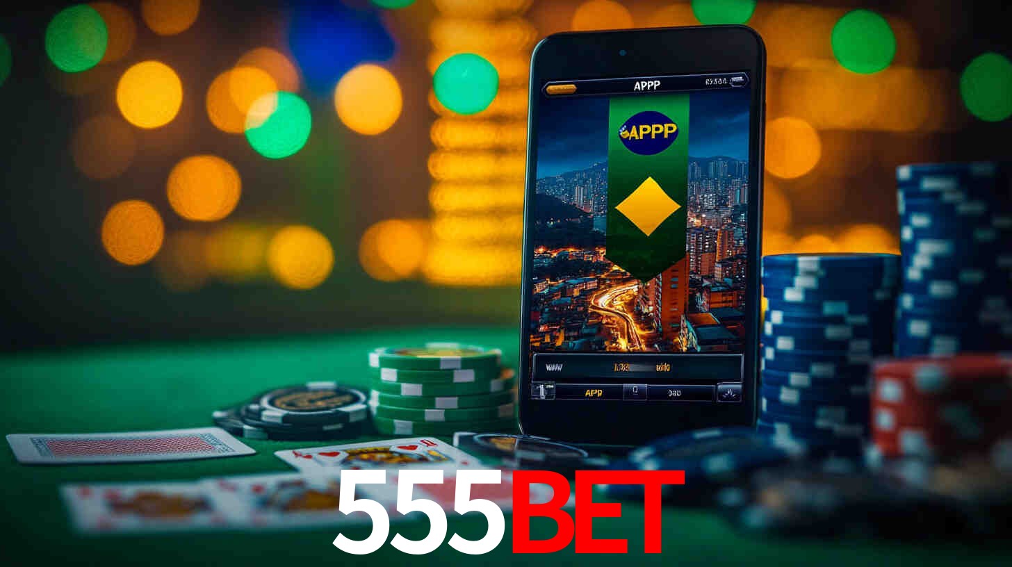 Interface do App 555bet